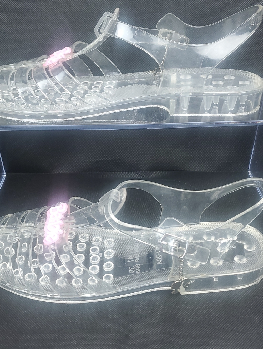 Clear Jelly Sandals Barbie x Forever 21 Exclusive Collaboration Women's Size 10 - Picture 2 of 15